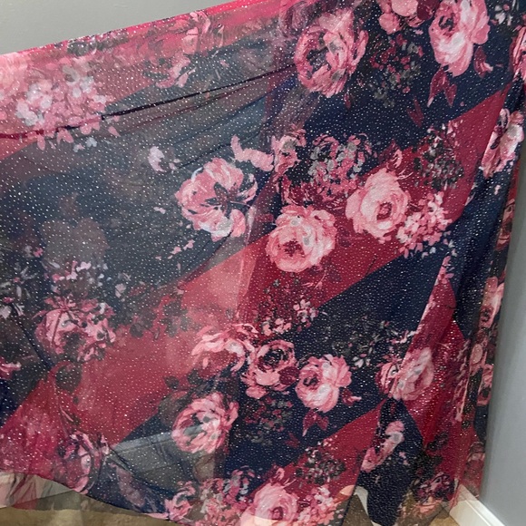 Lovely Grace Long Whimsigoth Gown Babydoll Forest Fairy Y2K Mesh Glitter Size S - Picture 6 of 17